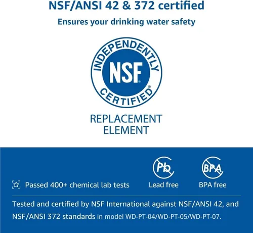 Vista 4 de [Genuine] Waterdrop PF-01A Water Filter Replacement for Waterdrop Pitchers