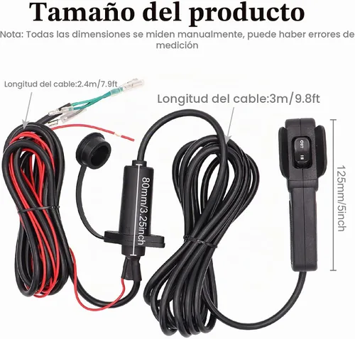 Vista 4 de Winch Control remoto manual y conjunto de enchufe de control