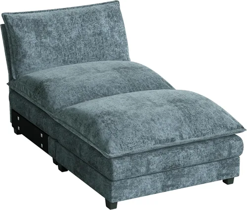 Vista 20 de Homall Sofá Seccional Modular de 80", Sofá Biplaza con Cojín de Doble Capa, Combinación DIY de Chenille Profundo Sofá Nube de 2 Asientos para Sala