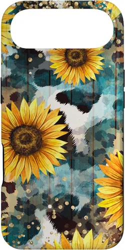Vista 26 de Funda Boho Western de piel de vaca para iPhone 12 Pro Max