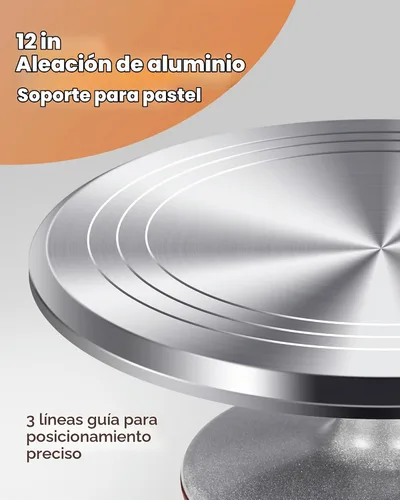 Vista 3 de Kootek Kit de decoración de pasteles de aluminio 180, herramientas