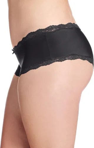 Vista 2 de Maidenform Hipster sexy imprescindible para mujer Negro con negro.