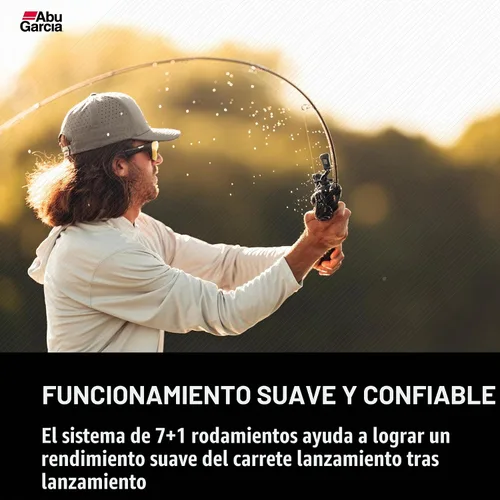 Vista 3 de Abu Garcia Max SX Winch - Carrete de pesca de bajo perfil