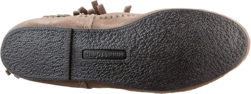 Vista 4 de Minnetonka Botas con flecos de 3 capas para mujer, Verde