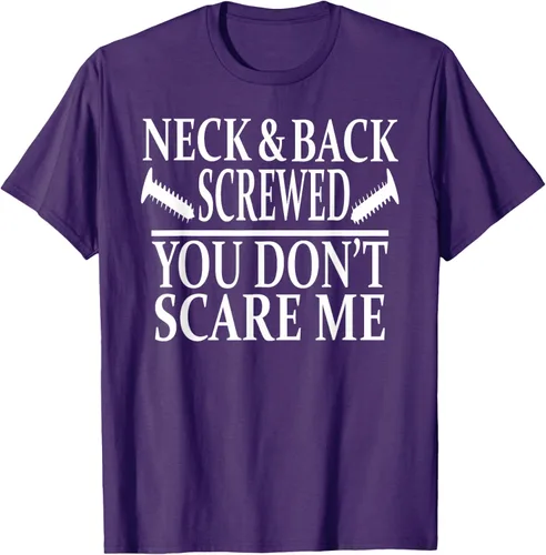 Vista 88 de Camiseta divertida para recuperación de cirugía de columna vertebral y cuello y espalda, Negro