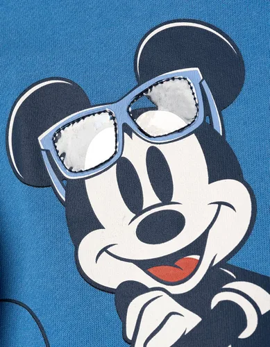 Vista 7 de Disney Conjunto de sudadera y pantalones de Mickey Mouse para bebés y niños pequeños (12 meses - 7-8)