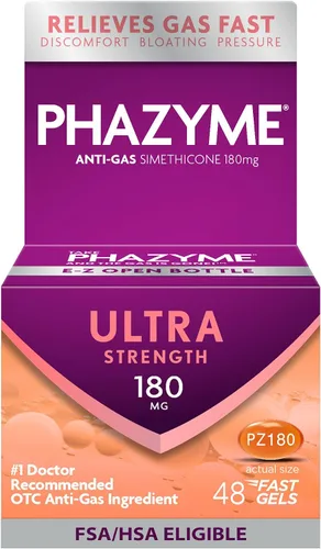 Vista 8 de Phazyme Ultra Strength Softgel 180 Mg
