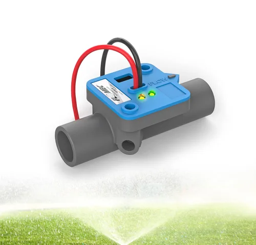 Vista 2 de Serie QS100 Sensor de flujo ultrasónico de 1 pulgada para riego de césped (QS100-10)
