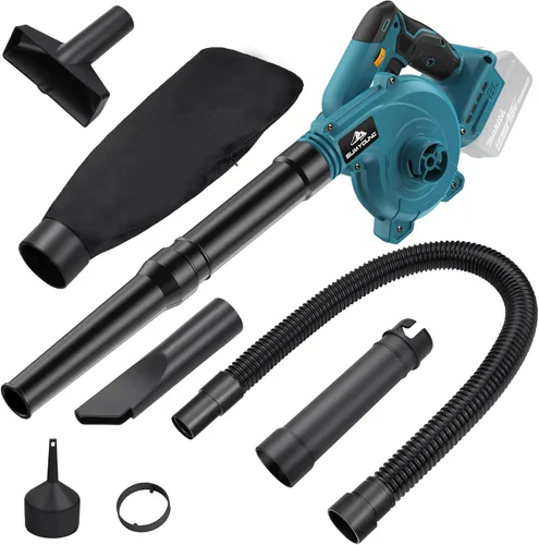 Vista 8 de Soplador de hojas inalámbrico para batería Dewalt de 20 V máximo, soplador de aire eléctrico para el lugar de trabajo con motor sin escobillas, 6