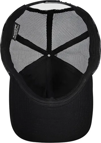Vista 5 de Regalos de pesca para hombres y mujeres, sombrero único de camionero con bandera de pescador para pescador, el mejor regalo, negro/gris