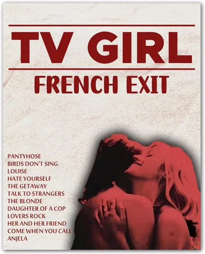 Vista 11 de Muerte de una Chica de Fiesta Moody Indie - Póster de Tv Girl - Póster Muerte de una Chica de Fiesta - Decoración de Tv Girl para Dormitorio
