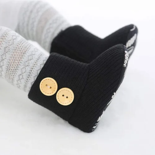 Vista 3 de BABITINA Infant Boots Winter Baby Girl Shoes Soft Sole Anti-Slip Toddler Snow Warm Prewalker Newborn Boots