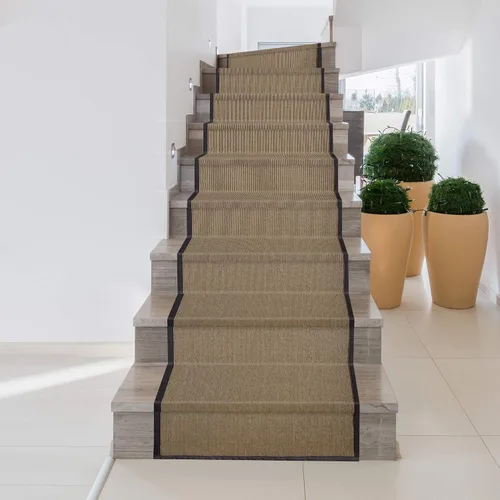 Vista 11 de iCustomRug Zara - Alfombra de sisal sintético y de tamaño personalizado, más suave que la alfombra de sisal natural, resistente a las manchas