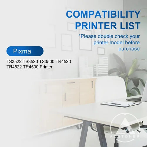 Vista 2 de PG-275XL CL-276XL Cartuchos de tinta de repuesto para Canon Ink 275 276 PG275XL CL276XL Compatible con impresoras PIXMA TS3500 TS3522 TS3520 TS3720