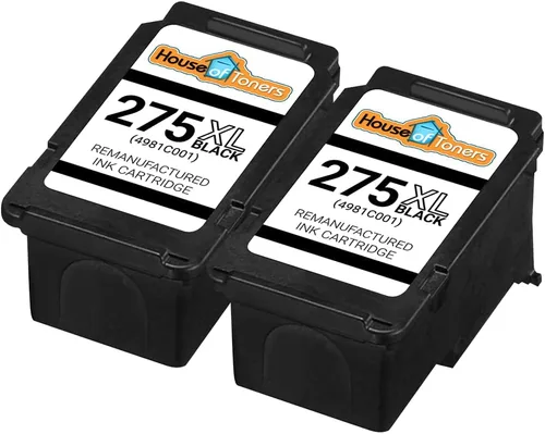 Vista 2 de Houseoftoners Repuesto remanufacturado para cartucho de tinta negra PG-275XL – Tinta de impresora de alto rendimiento para Canon PIXMA TS3500