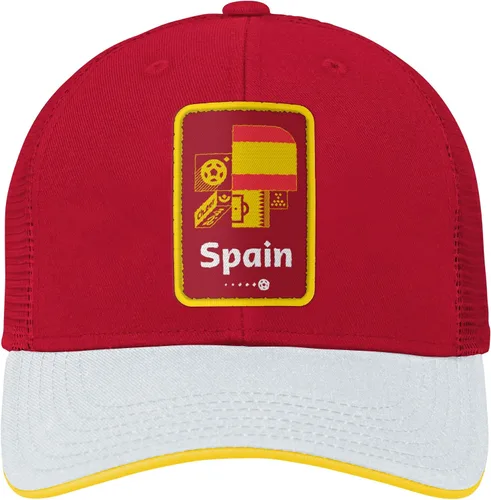Vista 16 de Outerstuff Sombrero de malla Procrown con mosaico de contraste para la Copa Mundial de la FI verde-blanco
