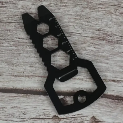 Vista 2 de Herramienta multiherramienta para acampar al aire libre con llave extractora de uñas, duradera para picnic