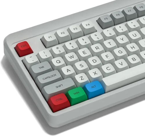 Vista 18 de dagaladoo Teclas PBT de doble disparo Púrpura, Teclas del teclado del Gradiente Púrpura