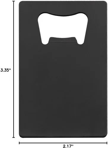 Vista 6 de Aspire Abrebotellas de tarjeta de crédito, abrebotellas de cerveza de acero inoxidable para tu cartera