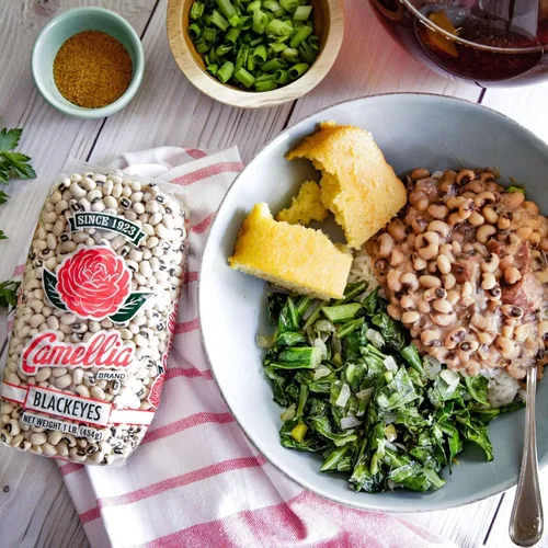 Vista 6 de Camellia Brand Guisantes negros secos – Guisantes sureños sin OMG prémium para Hoppin' John, sopas, guisos, ensaladas, Año Nuevo y guarniciones, sin