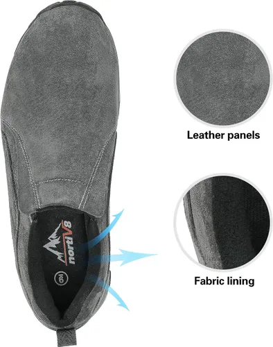 Vista 3 de NORTIV 8 Mocasines sin cordones para caminar para hombre