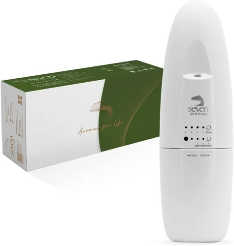 Vista 10 de Difusor de aceite esencial sin agua para el hogar y la oficina, difusor de aroma de aire frío cubre hasta 500 pies cuadrados, difusor de aroma