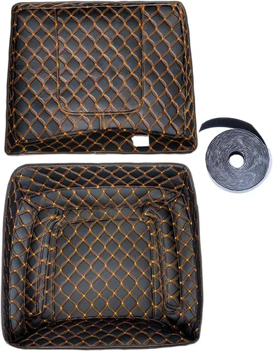 Vista 17 de Moto Onfire Tour Pack - Insertos de alfombra aptos para maletero de equipaje Harley/AB Tour Pack (beige, paquete Razor Tour)