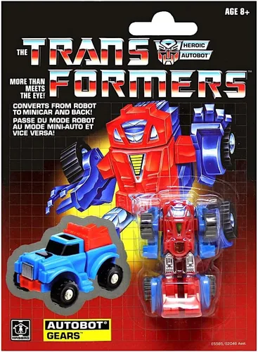 Vista 2 de Transformers Autobot Gears Retro Mini figura de acción 3 exclusiva