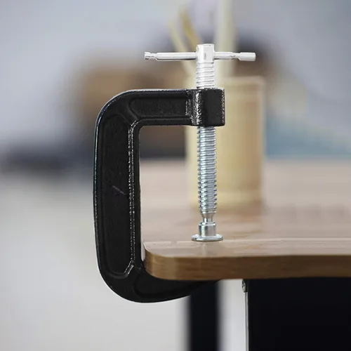 Vista 6 de 6 abrazaderas C de 4 pulgadas de acero resistente C - Juego de abrazaderas C de resistencia industrial para carpintería, soldadura, construcción
