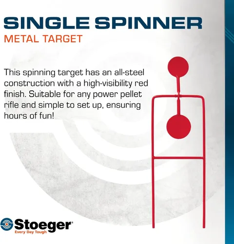 Vista 2 de Stoeger Spinning Target - Metal Airgun Practice Target