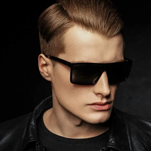 Vista 2 de 2020 VentiVenti Gafas de sol polarizadas cuadradas para hombre de plástico ligeras protección UV para conducir