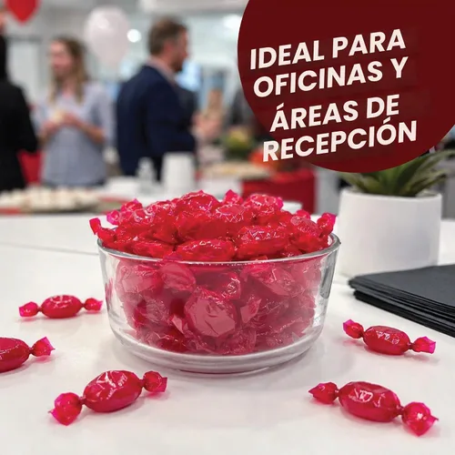 Vista 5 de Caramelos duros de canela envueltos individualmente, a granel 1 libra, sin