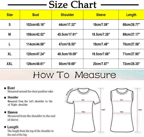 Vista 5 de Camisetas de verano para mujer, estilo casual, de algodón, de lino, estampadas, holgadas, de manga corta