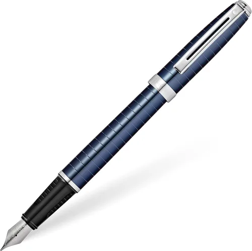 Vista 29 de Sheaffer Prelude - Bolígrafo de laca de ónix negro con tapa de paladio perseguido y ribete chapado en oro de 22 quilates