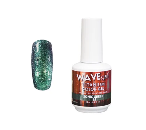 Vista 33 de WAVEGEL - Esmalte de uñas en gel con purpurina, colección Titanio, #28 Twinkle Pink I 0.5 onzas