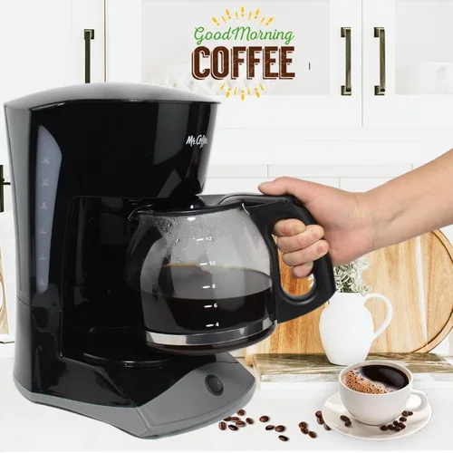 Vista 7 de Jarra de café de repuesto para 12 tazas compatible con cafetera Mr. Coffee, repuesto # PLD12 PLD12 serie PLD12-RB, mango negro