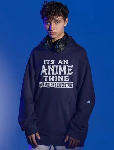 Vista 2 de Tstars Sudadera con capucha de anime para hombres y mujeres, sudadera unisex con capucha