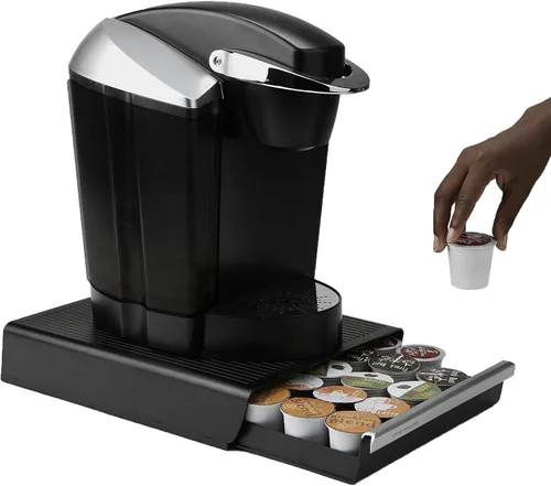 Vista 4 de Mind Reader Paquete organizador de cápsulas de café y tazas (capacidad de 30 cápsulas)