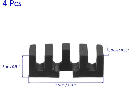 Vista 3 de M METERXITY Badminton Stringing Racquet Load Spreader Badminton Pressure Reducer Stringing Protector Threading Machine Adapter for Repair Fixing