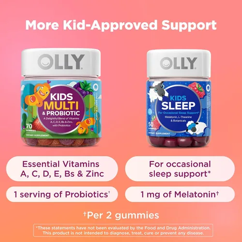 Vista 13 de OLLY Gomitas de fibra aptas para niños, soporte para la digestión* Fibra