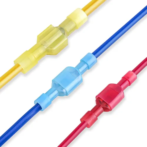 Vista 6 de TICONN Kit de conector de pala de nailon, conectores de alambre de crimpado