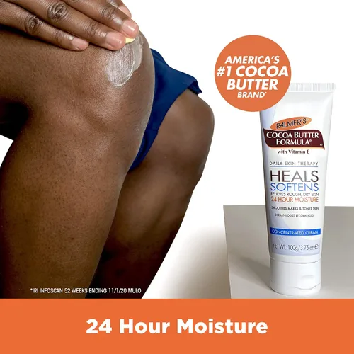 Vista 4 de Crema concentrada de terapia diaria de la piel con fórmula de manteca de cacao Palmer's, 3.75 onzas