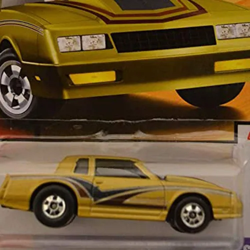 Vista 4 de Hot Wheels 1:64 Escala fundición exclusiva Heritage [Oro] '86 Monte Carlo SS 4/8