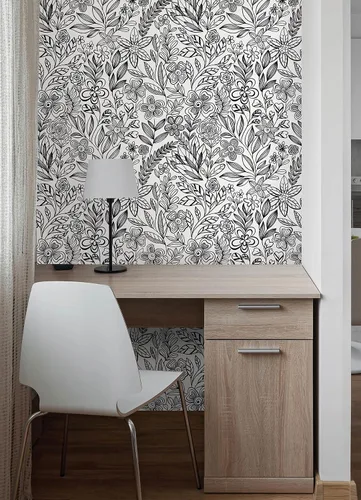 Vista 3 de Packed Party Garden Simply Stated Florals - Papel tapiz para despegar y pegar, PP4709
