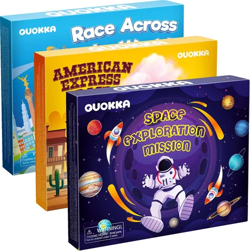 Vista 8 de 3 juegos de mesa de aprendizaje para niños de 8 a 12 años - Tarjetas