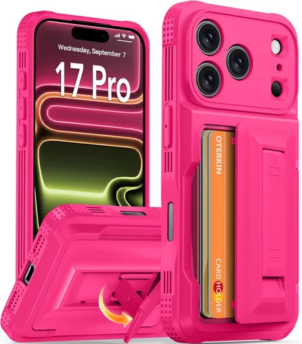 Vista 17 de Oterkin Funda para Google Pixel 10a con soporte magnético de giro de 360° [compatible con MagSafe] [antideslizante] [15 pies] a prueba de golpes