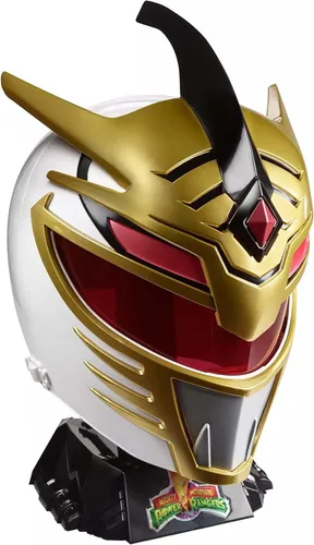 Vista 2 de Power Rangers Lightning Collection - Casco réplica prémium con soporte de exhibición (Lord Drakkon)