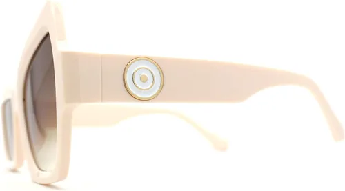 Vista 3 de SA106 Gafas de sol rectangulares de plástico para mujer asimétricas y elevadas divertidas