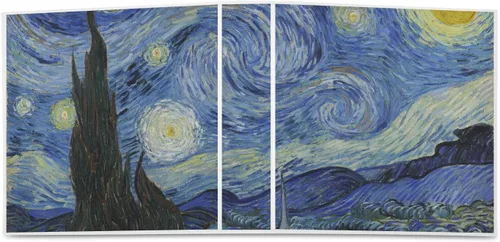 Vista 2 de The Starry Night (Van Gogh 1889) - Carpeta de 3 anillas, 2 pulgadas