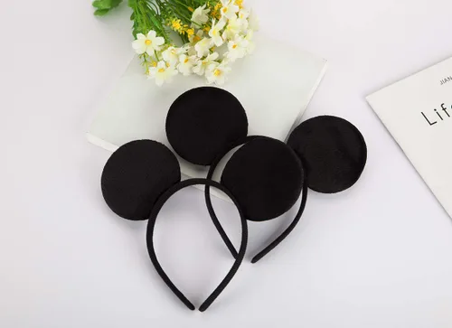 Vista 4 de FANYITY Mickey Ears, 2 diademas de Minnie Ears para fiesta de Navidad